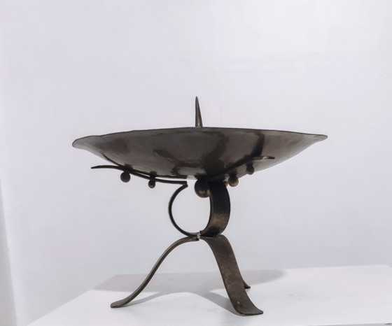 Chandelier brutaliste – Bougeoirs et chandeliers, Copper, Bronze (photo 5 of 9)