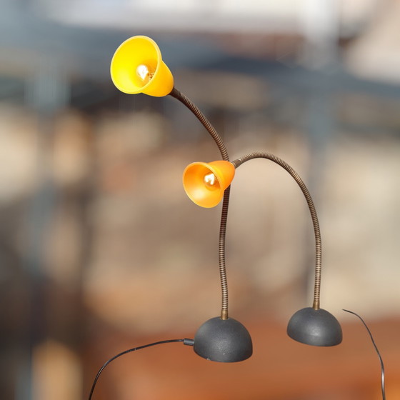 Image 1 of 2X Lampes de table Deja Vú, Design Rob Nollet, Pays-Bas, 80S