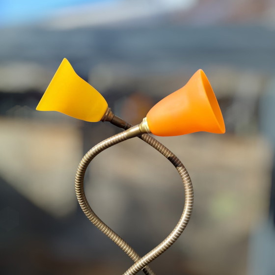 Image 1 of 2X Lampes de table Deja Vú, Design Rob Nollet, Pays-Bas, 80S