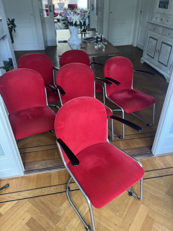 Image 1 of 6x Gispen 413 Original Chairs