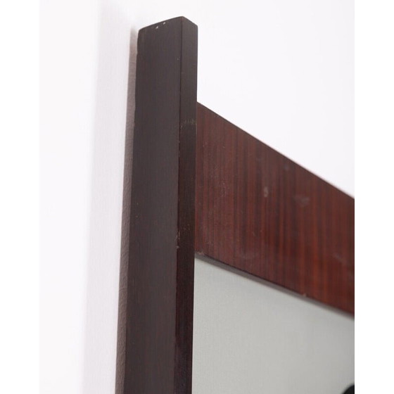 Image 1 of Miroir mural vintage en bois de rose, 1960