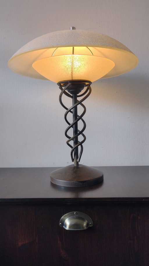 Lampe à poser ovni design vintage