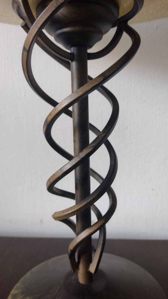 Image 1 of Lampe à poser ovni design vintage