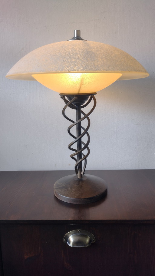 Lampe à poser ovni design vintage