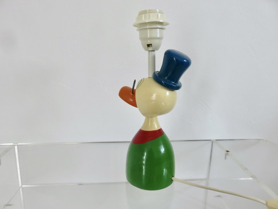 Image 1 of Originale Lampe Canard En Bois, Chambre D'Enfant 1980