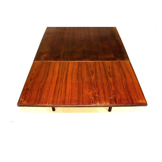 Image 1 of Table vintage avec plateaux rétractables