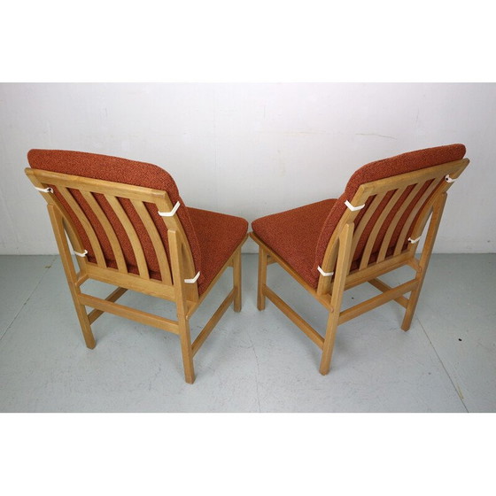 Image 1 of Ensemble de 4 chaises d'appoint vintage modèle 3232 par Børge Mogensen pour Frederica Stolefabrik, 1968