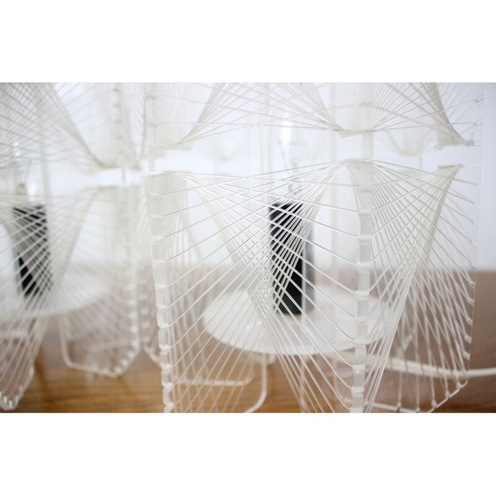 Image 1 of Paire de lampes de table vintage en plastique, Tchécoslovaquie 1960