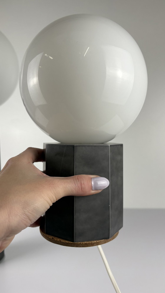 Image 1 of Lampe à boule Vintage Bony Design Space Age