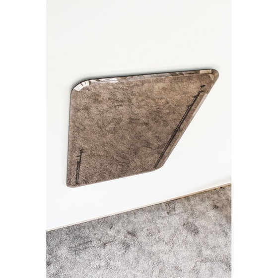 Image 1 of Miroir vintage en verre fumé, Italie 1950