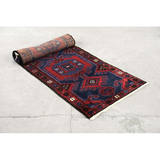 Image 1 of Tapis vintage Hamadan tissé à la main par Ikea, années 1960