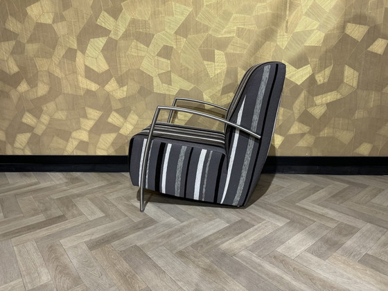 Image 1 of 2X Superbe fauteuil à structure tubulaire / Fauteuil,