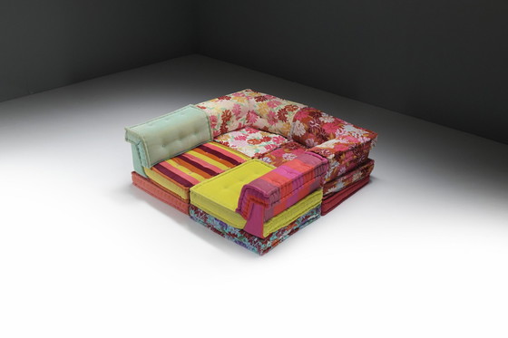 Image 1 of Canapé Mah Jong en tissu 'Kenzo Takada' par Hans Hopfer pour Roche Bobois France