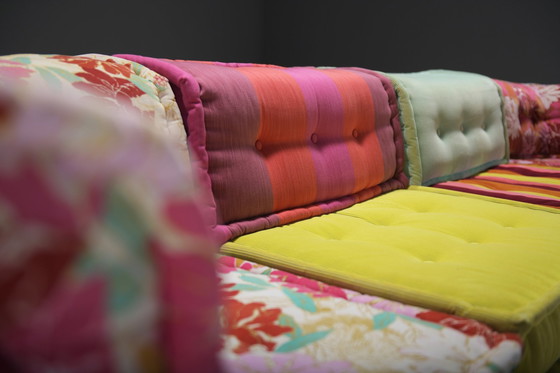 Image 1 of Canapé Mah Jong en tissu 'Kenzo Takada' par Hans Hopfer pour Roche Bobois France