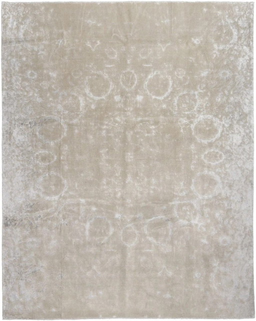 Designer Tapis Moderne Viscose Avec Brillant De Soie Pièce D'art 388 X 309 Cm