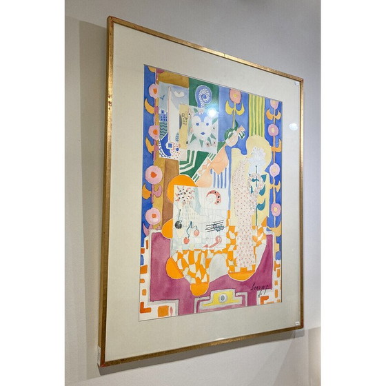 Image 1 of Peinture vintage de Jos Seeuws, Belgique, années 1970