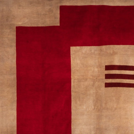 Image 1 of Tapis vintage en laine mérinos