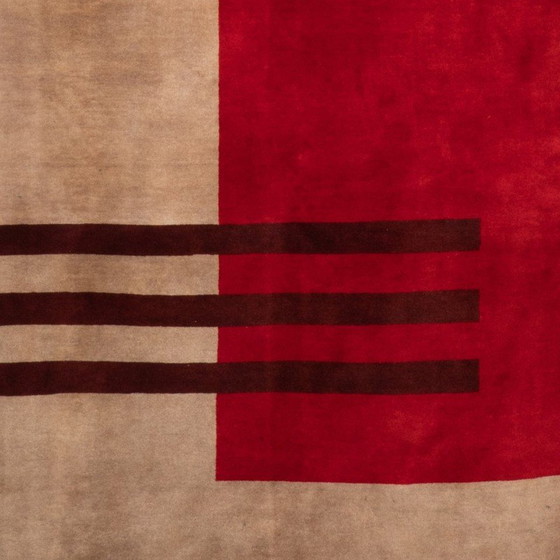 Image 1 of Tapis vintage en laine mérinos