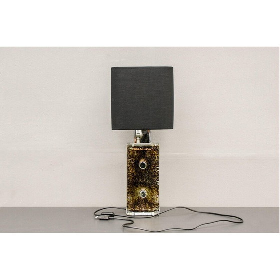 Image 1 of Lampe de table en verre vintage par Helena Tynell pour Limburg, 1970