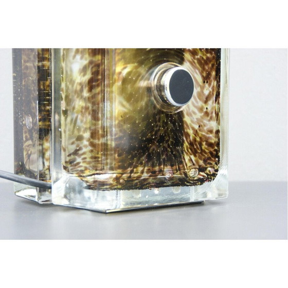 Image 1 of Lampe de table en verre vintage par Helena Tynell pour Limburg, 1970