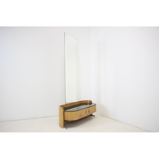 Miroir vintage Art Déco, Tchécoslovaquie 1937