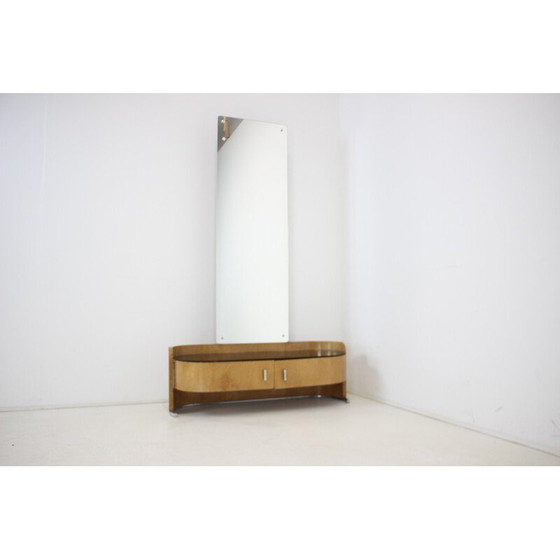 Image 1 of Miroir vintage Art Déco, Tchécoslovaquie 1937