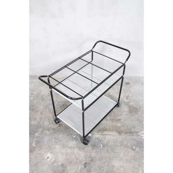 Image 1 of Chariot de service de bar vintage par tjerk reijenga pour pilastro, 1980