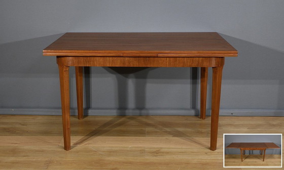 Image 1 of Table À Rallonges Scandinave En Teck – 1960