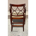 Ensemble de 6 fauteuils de salle à manger vintage en acajou, Angleterre 1980