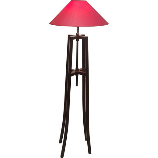 Lampadaire vintage "Chevalet" en laiton par Christian Liaigre pour Nobilis
