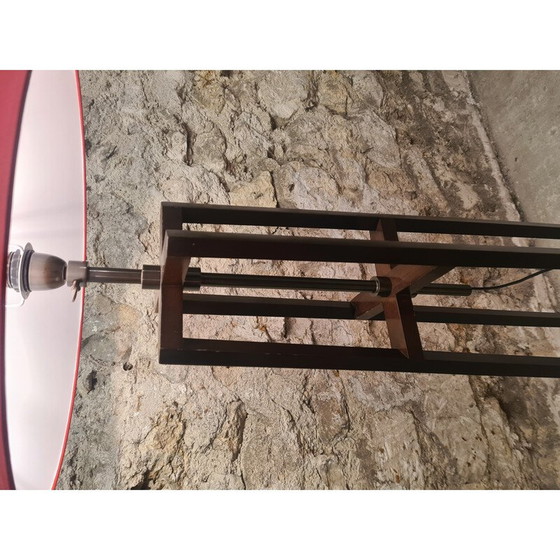 Image 1 of Lampadaire vintage "Chevalet" en laiton par Christian Liaigre pour Nobilis
