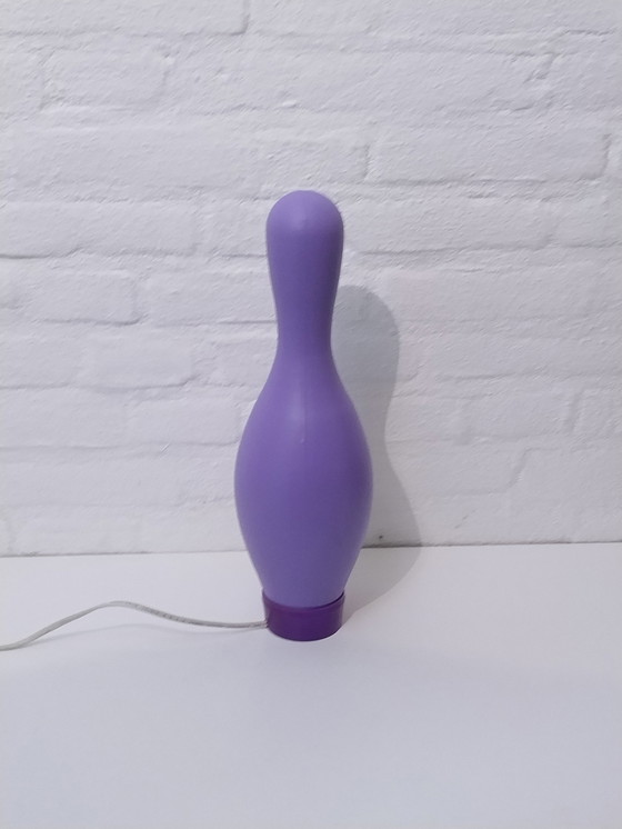 Image 1 of Lampe Knock-Off Bowling Pin - Josh Owen - Bozart - Violet