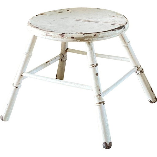 Tabouret vintage en bambou