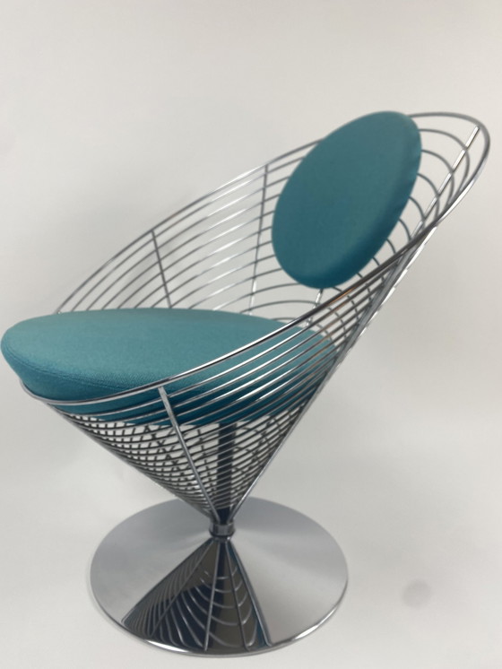 Image 1 of Verner Panton  Fauteuil" Wire Cone Chair" 