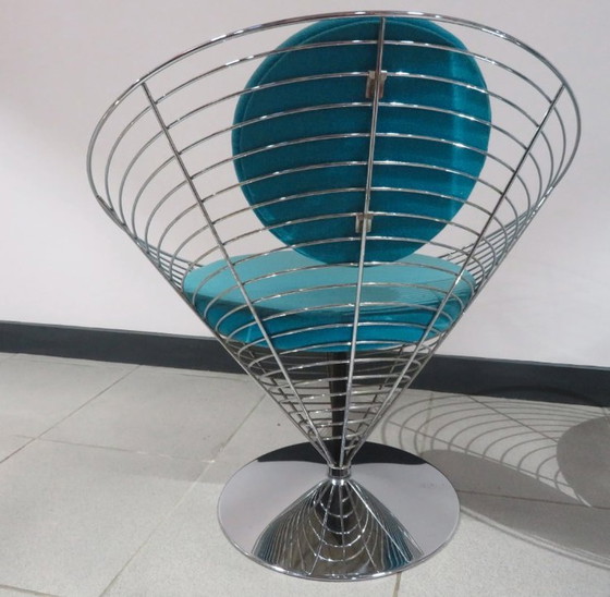 Image 1 of Verner Panton  Fauteuil" Wire Cone Chair" 