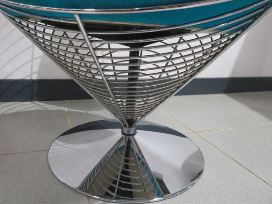 Image 1 of Verner Panton  Fauteuil" Wire Cone Chair" 