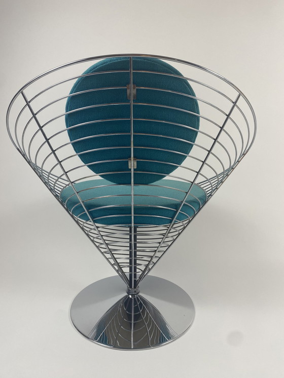 Image 1 of Verner Panton  Fauteuil" Wire Cone Chair" 