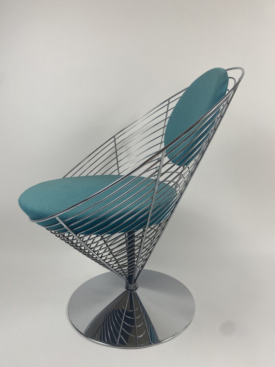 Image 1 of Verner Panton  Fauteuil" Wire Cone Chair" 