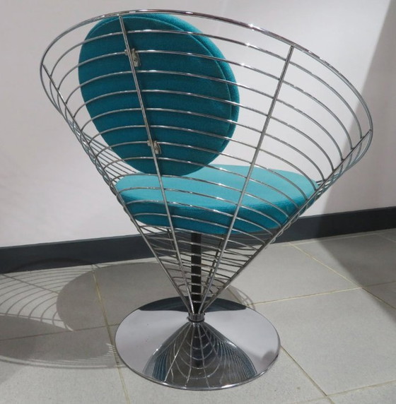 Image 1 of Verner Panton  Fauteuil" Wire Cone Chair" 