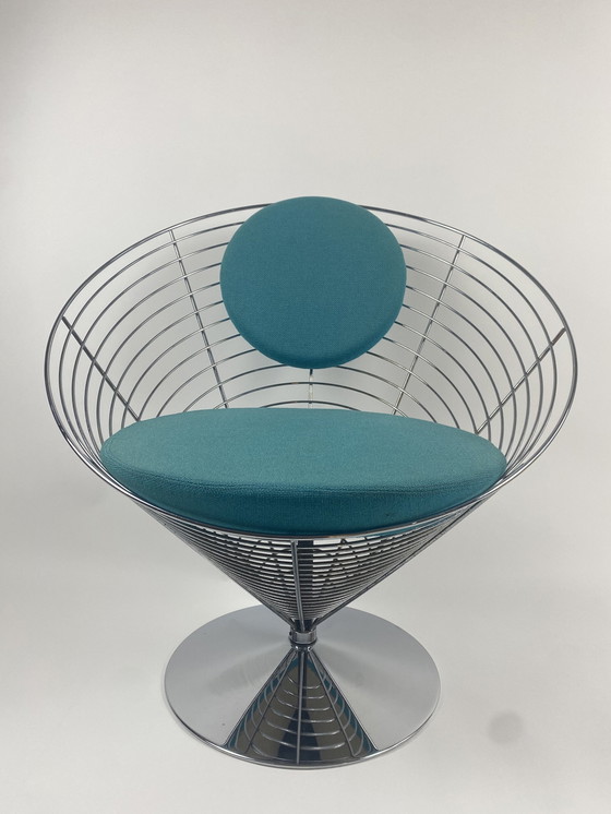 Image 1 of Verner Panton  Fauteuil" Wire Cone Chair" 