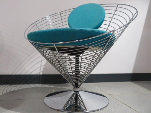 Verner Panton  Fauteuil" Wire Cone Chair" 