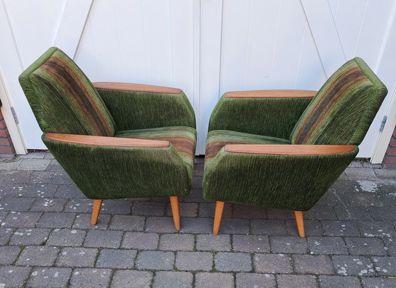Image 1 of 2X Fauteuil dans le style de Madsen & Schubell Pour Upper Camp