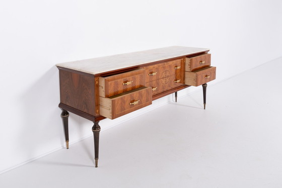 Image 1 of Commode italienne Mid Century des années 50