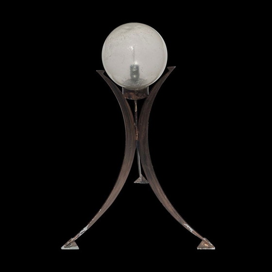 Lampadaire tripode brutaliste, Allemagne, années 1970 – Metal