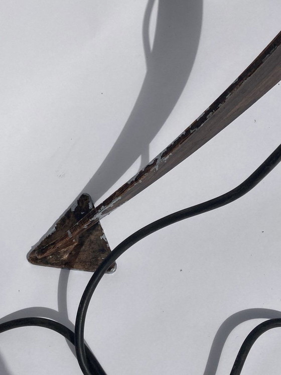 Lampadaire tripode brutaliste, Allemagne, années 1970 – Metal (photo 5 of 9)