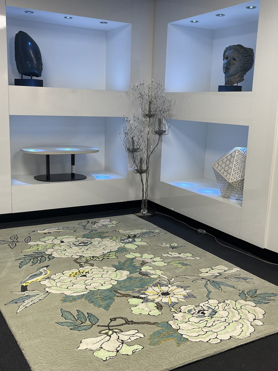 Image 1 of Brink & Campman Tapis Wedgwood Paeonia Mint