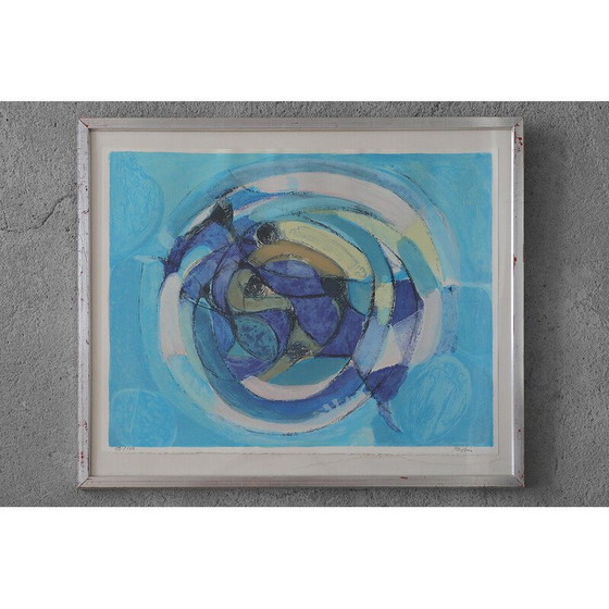 Image 1 of Peinture vintage de Gustav Bolin, 1970