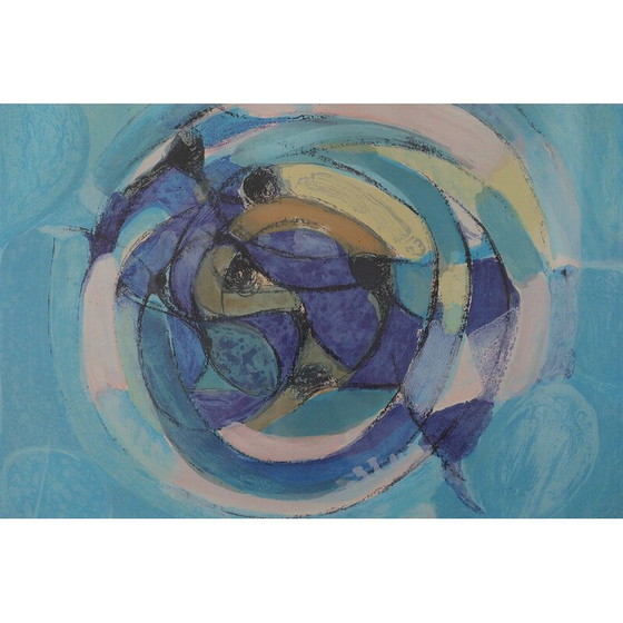 Image 1 of Peinture vintage de Gustav Bolin, 1970