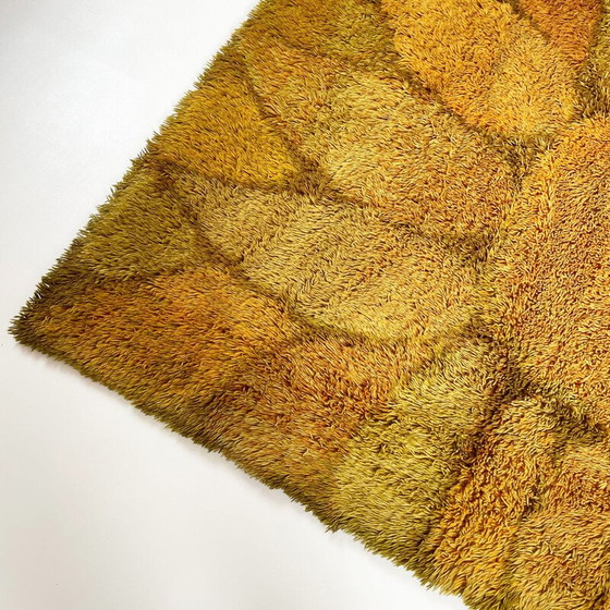 Image 1 of Tapis vintage en laine Rya par Ritva Puotila pour Finnrya Oy Ab, Finlande années 1950