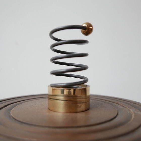 Image 1 of Bougeoir vintage en laiton et métal Eskilstuna, Suède 1960